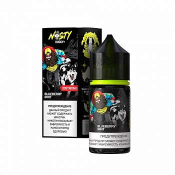 Ар Nasty X Husky SALT "Blueberry Mint" 30-20